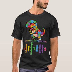 Camiseta Dançar Para Um Diferente Espetro De Autismo Crianç