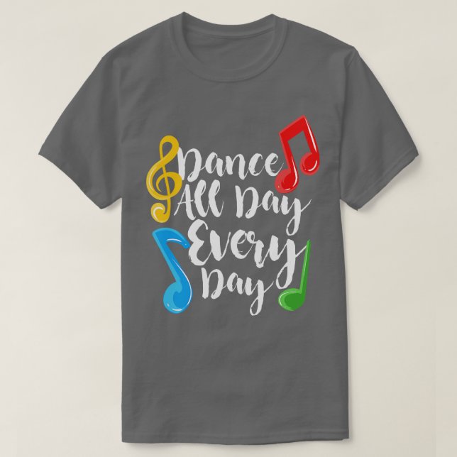 Camiseta Dançar Todos os Dias (Frente do Design)