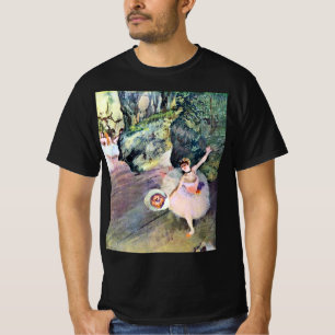 Camiseta Dançarina com Buquê de Flores por Edgar Degas