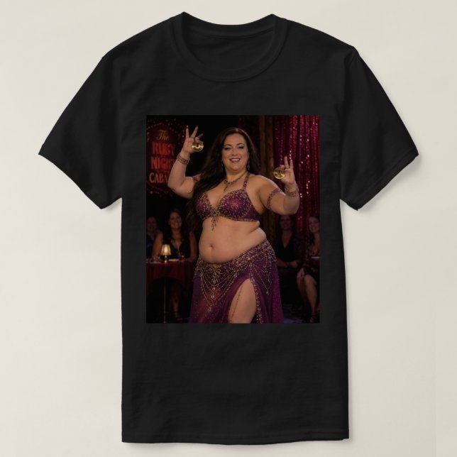 Camiseta Dançarina de Barriga BBW (Frente do Design)