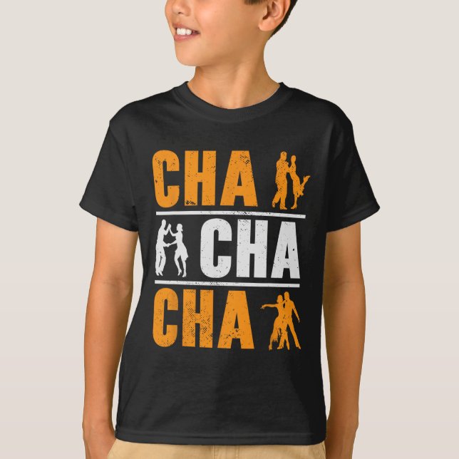 Camiseta Dançarina de Cha Cha Dançar Cubana (Frente)