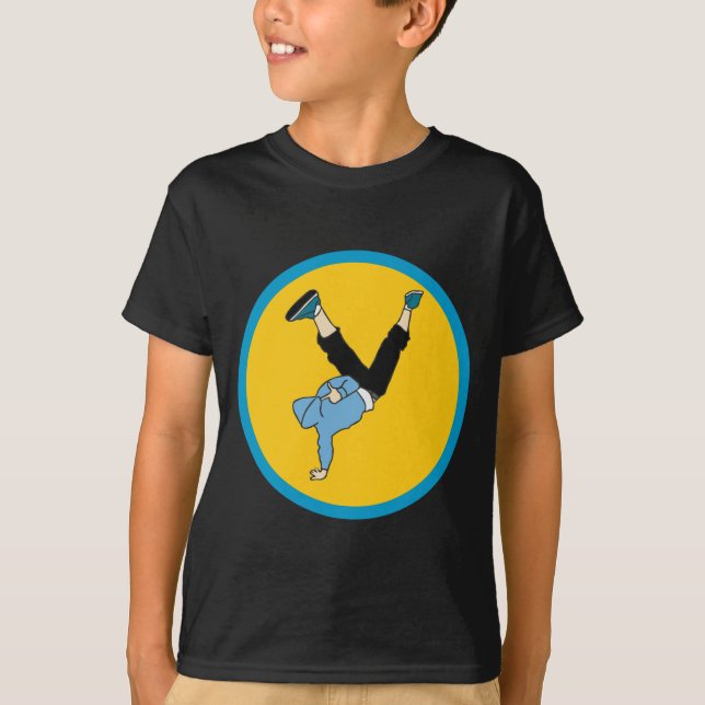 Camiseta Dançarina de estilo de rua Hip Hop (Frente)