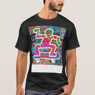 Camiseta Dançarina de hip hop do skater de skate de grafite