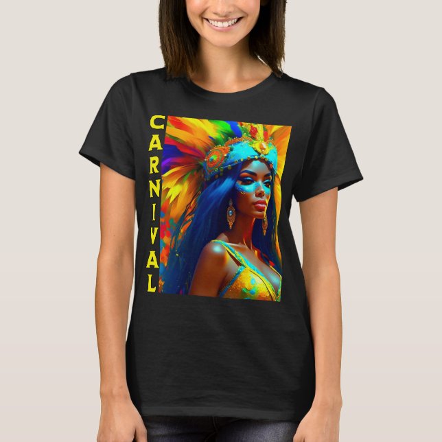 Camiseta Dançarina do Carnaval brasileiro (Frente)