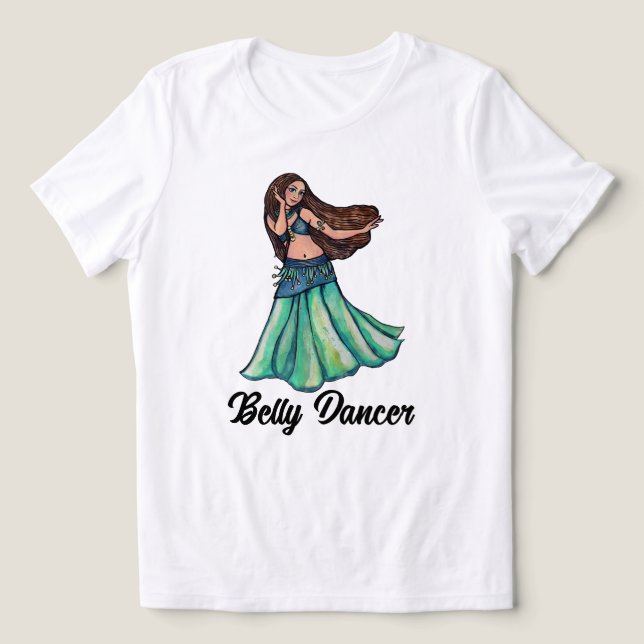 Camiseta Dançarina do Ventre                               (Design frontal)