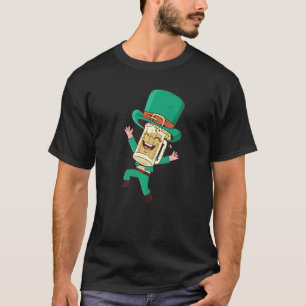 Camiseta Dançarina Irish Goblin Beer Glass Figurine Rua Pat