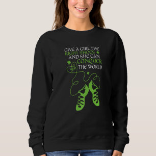 Camiseta Dançarina Irlandesa Ceili Reel Dance Feis Irish St
