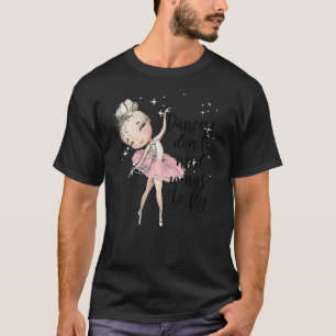 Camiseta Dançarinas Balés loiras Ballerina Classe de Dança 