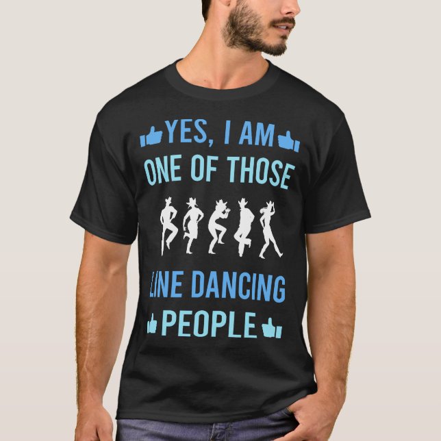 Camiseta Dançarinas de dança de linha Pessoas (Frente)