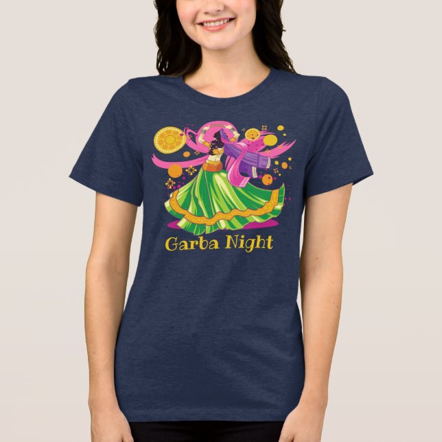 Camiseta Dançarino da Noite de Garba Personalizada (Frente)