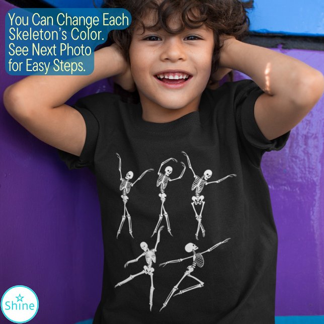 Camiseta Dançarino de balé esquelético de dança fantasma es (Criador carregado)