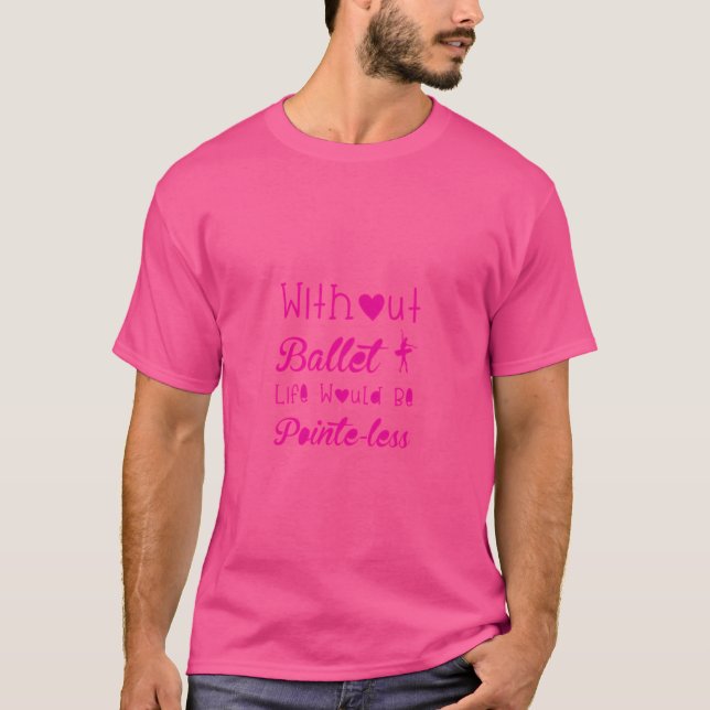Camiseta Dançarino de dança de balé (Frente)