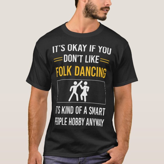 Camiseta Dançarino de Dança de Folga do Smart Pessoas (Frente)