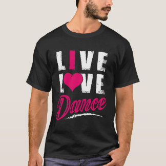 Camiseta Dançarino de dança do amor vivo