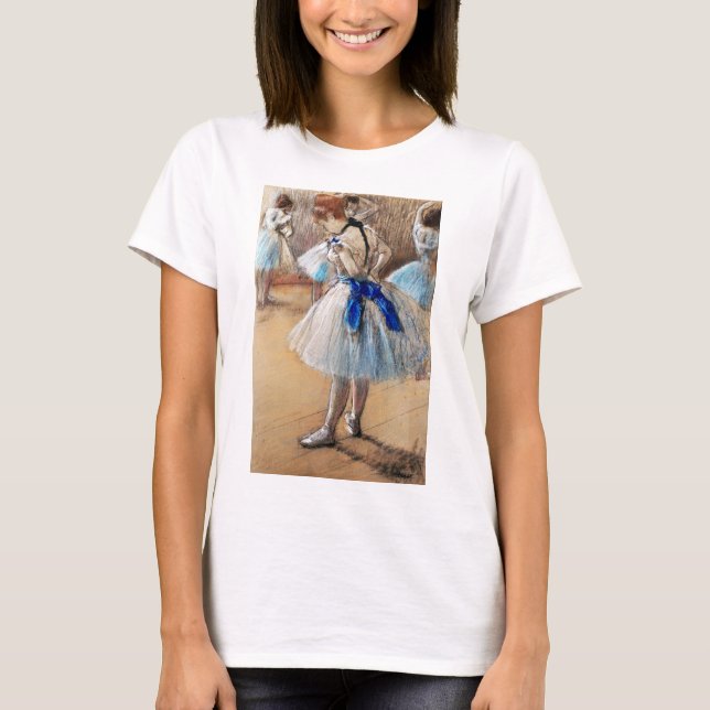 Camiseta Dançarino de Fita Azul, Edgar Degas (Frente)
