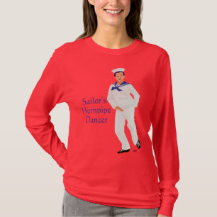 Camiseta Dançarino de Hornpipe de Marinheiro
