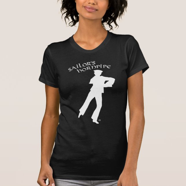 Camiseta Dançarino de Hornpipe de Marinheiro (Frente)