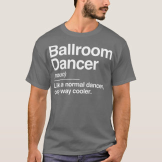 Camiseta Dançarino de Sala Definição Normal Somente Dom Mai