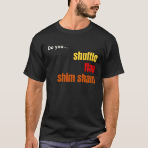 Camiseta Dançarino de toque com embaralhamento de terminolo