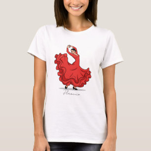 Camiseta Dançarino do Flamenco espanhol