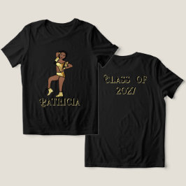 Camiseta Dançarino Dourado líquido nº 1