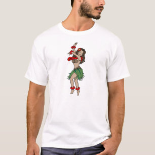 Camiseta Dançarino havaiano do hula