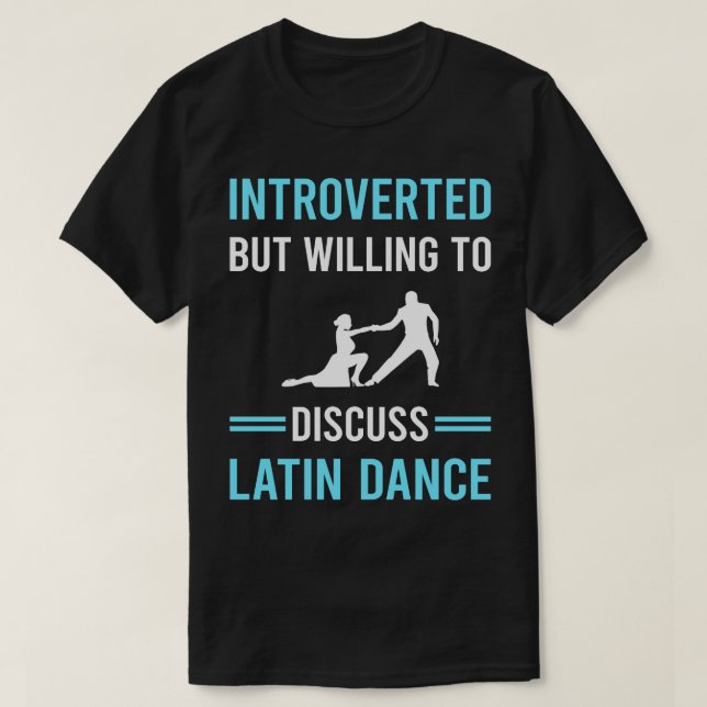 Camiseta Dançarino Latim Dançarino Apresentado (Frente do Design)