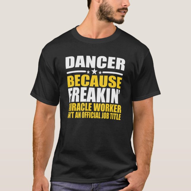 Camiseta Dançarino Para Colega de Trabalho (Frente)