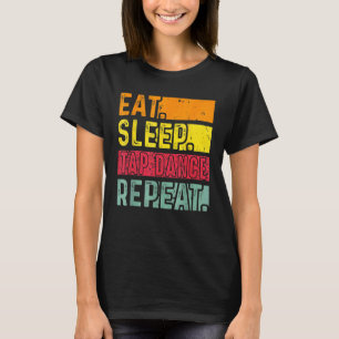 Camiseta Dançarino Retro Vi Da Dança Repetitiva De Sono