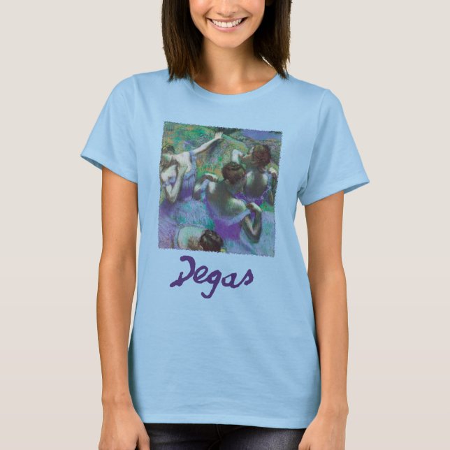 Camiseta Dançarinos azuis por Edgar Degas, Impressionismo d (Frente)