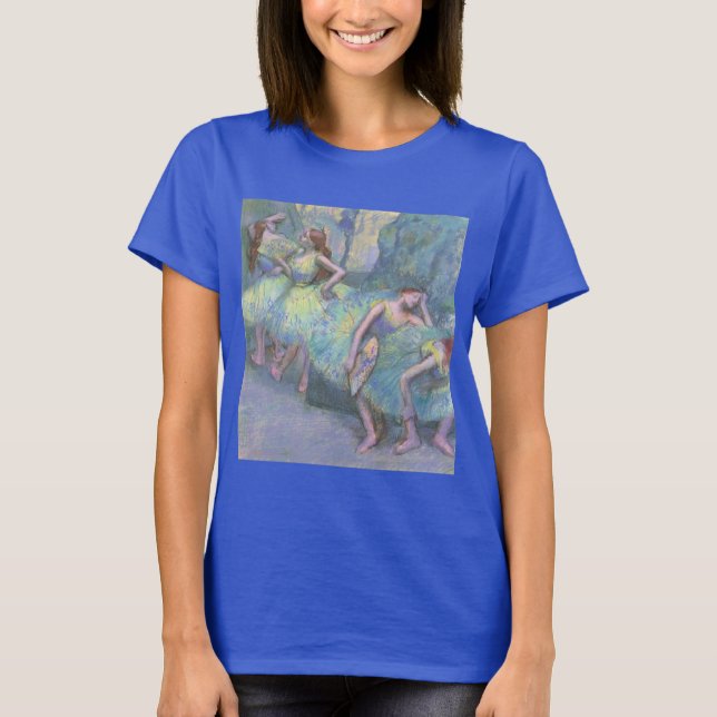 Camiseta Dançarinos balés nas Asas por Edgar Degas (Frente)