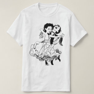 Camiseta dançarinos de escuridão