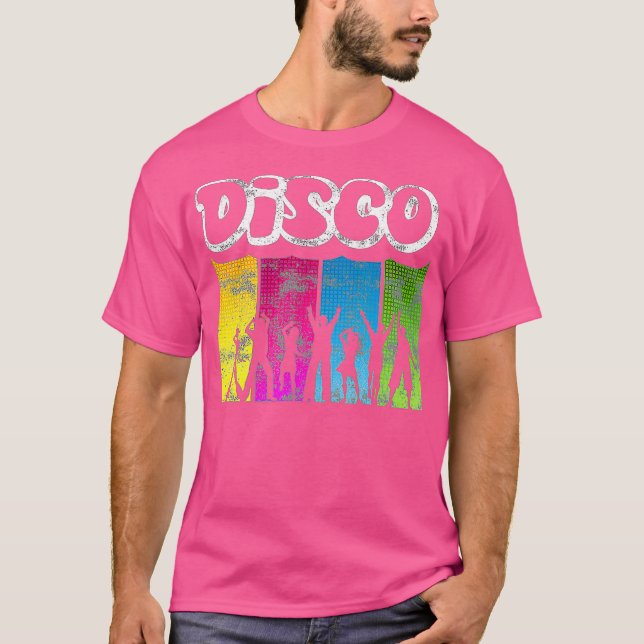 Camiseta Dançarinos Disco Retro 60s Party Club Dancing (Frente)