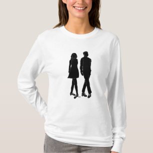 Camiseta Dançarinos Irlandeses de Step em Silhueta