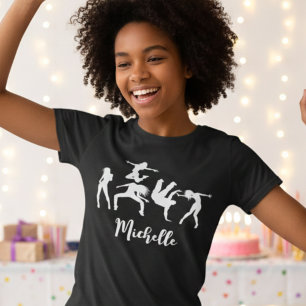 Camiseta Dançarinos psicodélicos de discotecas loucos