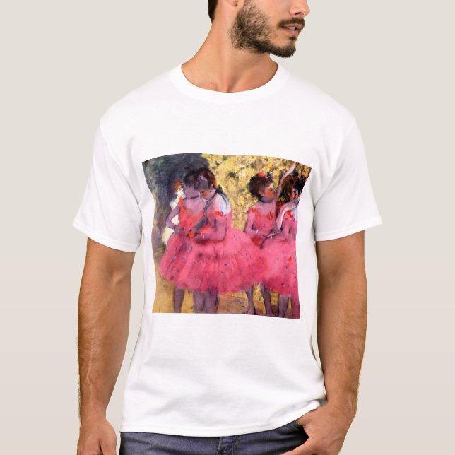 Camiseta Dançarinos Rosa, Edgar Degas (Frente)