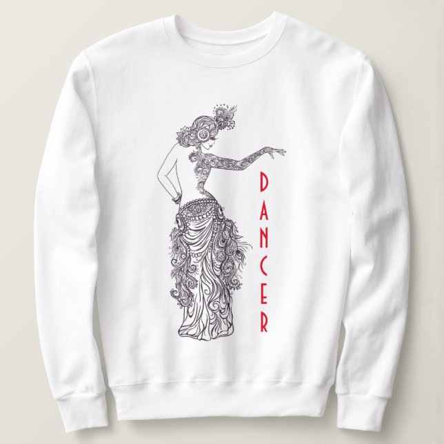 Camiseta Dançarinos Sweatshirt (Frente do Design)