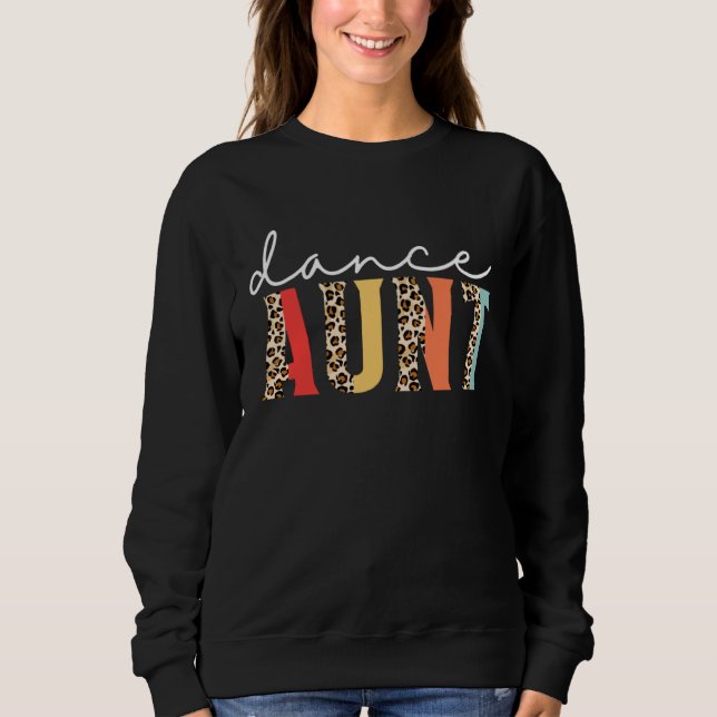 Camiseta Dance Aunt  Dancer Aunt Dancing Leopard Mother s D (Frente)