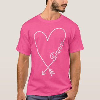 Camiseta Dance Cute Graphic Heart Love