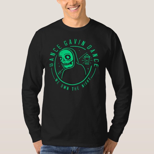 Camiseta Dance Gavin Dance Merch, nós somos donos da noite. (Frente)