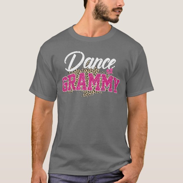Camiseta Dance Grammy Leopard Funny Dancing Grammy Mothers  (Frente)