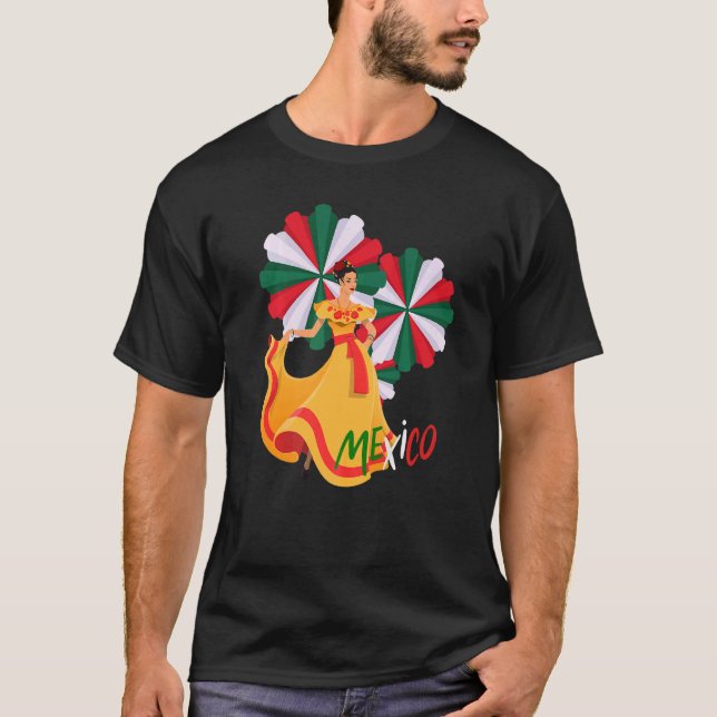 Camiseta Dance into Hispanic Heritage Month Mexico (Frente)