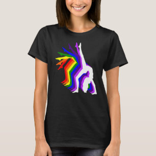 Camiseta Dance Jazz Balé lírico Contemporâneo Rainbow Dan