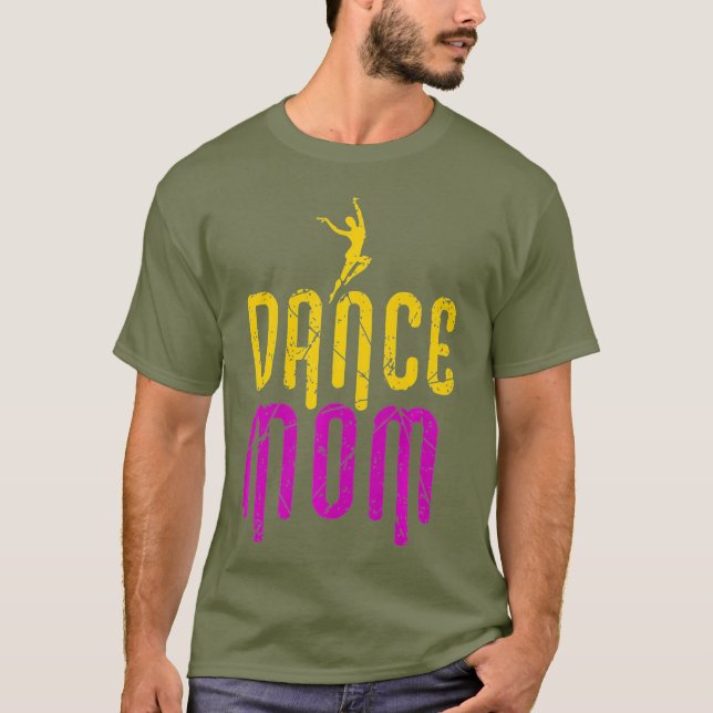 Camiseta Dance Mãe Dançando Mamãe Madre Disco Premium (Frente)