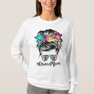Camiseta Dance Mãe Dançando Mamãe Mensageira Mãe Mãe Mãe Mã