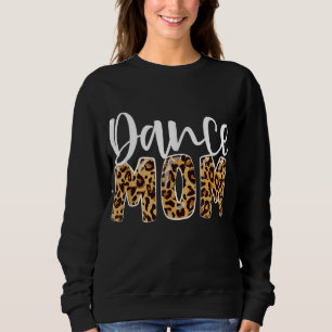 Camiseta Dance Mãe Leopardo Engraçado Dança Mãe Dia de as m