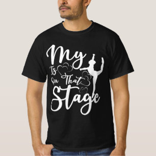 Camiseta Dance Mãe, Meu Coração Está No Palco Dance Reci