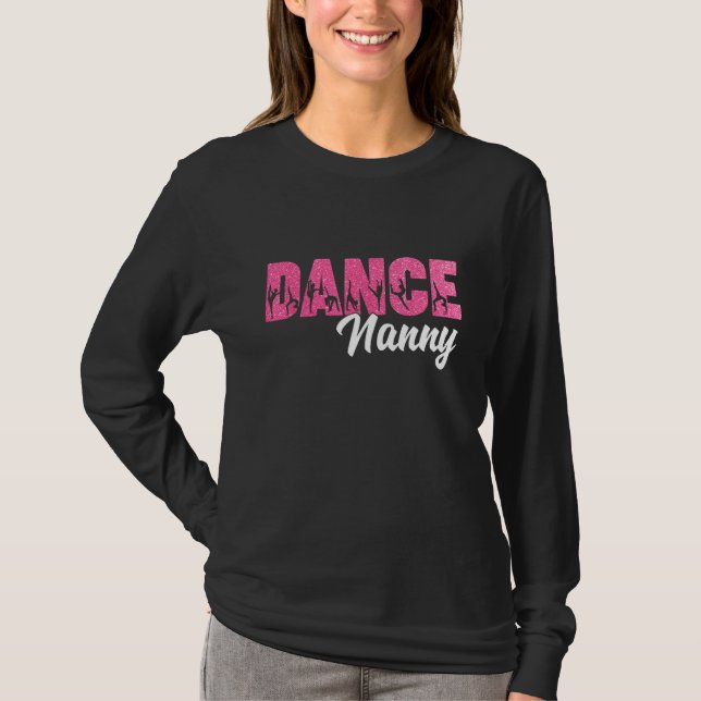 Camiseta Dance Nanny Of A Dancer Nanny Dancing Leopard Moth (Frente)