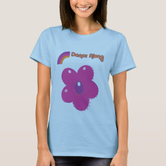 Camiseta dancealong_front_ladies_flower5