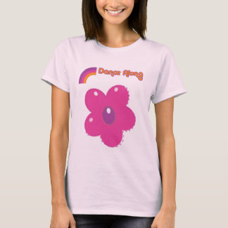 Camiseta dancealong_front_ladies_flower5